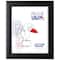 Frame USA Simply Poly Black Single Image Picture Frame